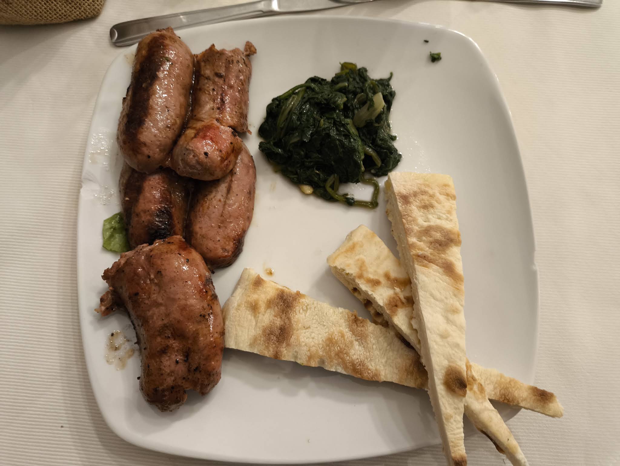 Salsiccia e verdure umbre